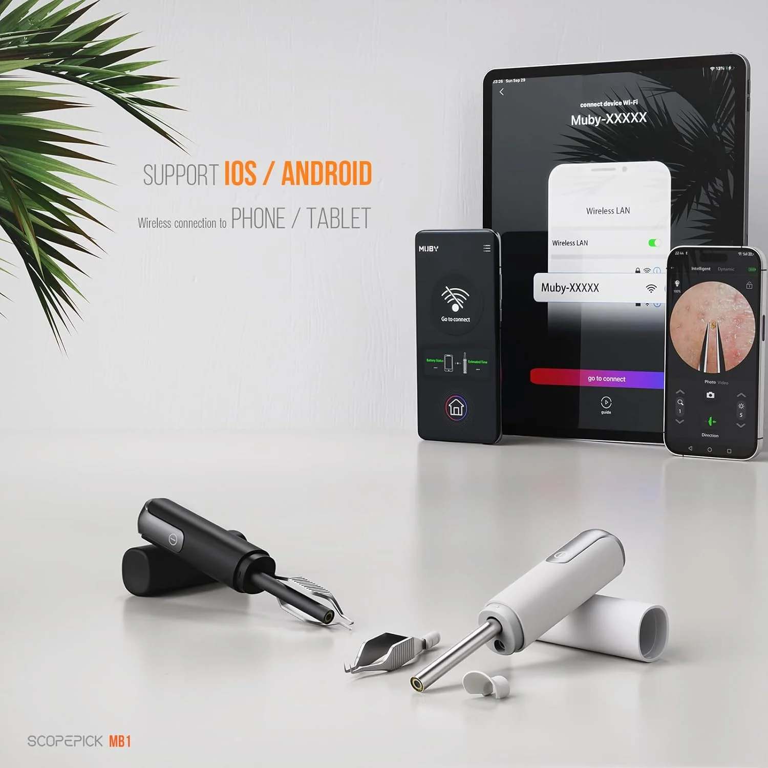 موچین جوش سرسیاه Scopepick با دوربین 1080p، دقت نهایی: موچین با دوربین - ایده آل برای کارهای ظریف! - موچین موهای زیر پوستی، موهای گوش (مشکی) موچین جوش سرسیاه Scopepick با دوربین 1080p، دقت نهایی: موچین با دوربین - ایده آل برای کارهای ظریف! - موچین موهای زیر پوستی، موهای گوش (مشکی)