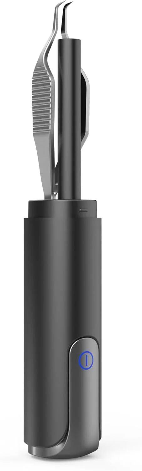 موچین جوش سرسیاه Scopepick با دوربین 1080p، دقت نهایی: موچین با دوربین - ایده آل برای کارهای ظریف! - موچین موهای زیر پوستی، موهای گوش (مشکی) موچین جوش سرسیاه Scopepick با دوربین 1080p، دقت نهایی: موچین با دوربین - ایده آل برای کارهای ظریف! - موچین موهای زیر پوستی، موهای گوش (مشکی)