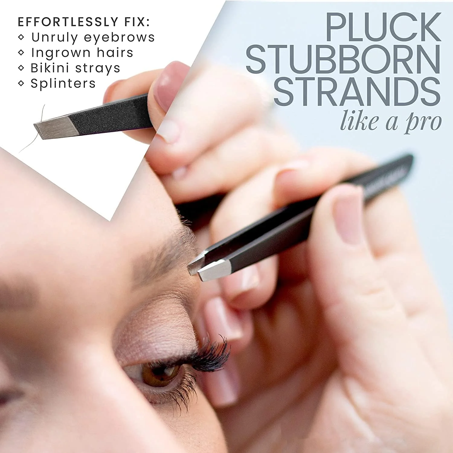 موچین ابرو توییزر گورو برای موهای صورت زنان و مردان - موچین ابرو نوک تیز و دقیق برای از بین بردن موهای زیر پوستی، جوش های سرسیاه و خرده چوب (2 عدد آبی آسمانی) موچین ابرو توییزر گورو برای موهای صورت زنان و مردان - موچین ابرو نوک تیز و دقیق برای از بین بردن موهای زیر پوستی، جوش های سرسیاه و خرده چوب (2 عدد آبی آسمانی)