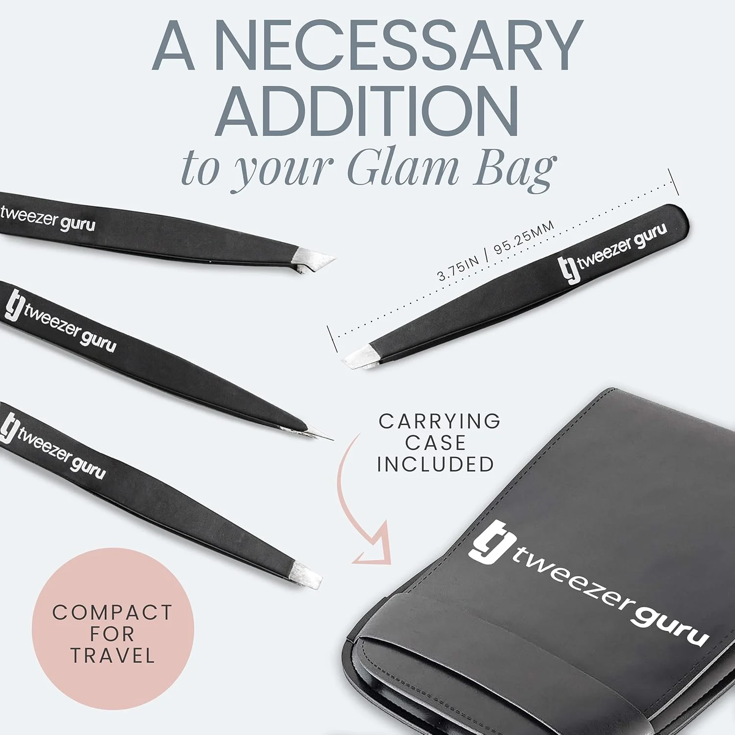 ست موچین 4 تکه Tweezer Guru - موچین ابرو نوک کج و نوک تیز استیل ضد زنگ - دقت عالی برای موهای صورت، موهای زیر پوستی، خرده چوب، جوش سرسیاه و حذف کنه (مشکی) ست موچین 4 تکه Tweezer Guru - موچین ابرو نوک کج و نوک تیز استیل ضد زنگ - دقت عالی برای موهای صورت، موهای زیر پوستی، خرده چوب، جوش سرسیاه و حذف کنه (مشکی)