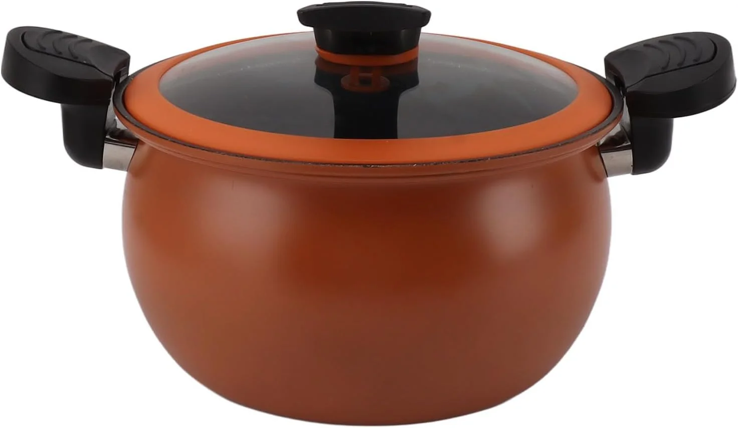 زودپز Luqeeg، قابلمه استیل با کاربری آسان، سازگار با اجاق القایی، مناسب برای 5 نفر، ظرفیت بزرگ 7 لیتری برای اجاق گاز، آتش مستقیم، چند منظوره، با کارایی بالا (7 لیتر)