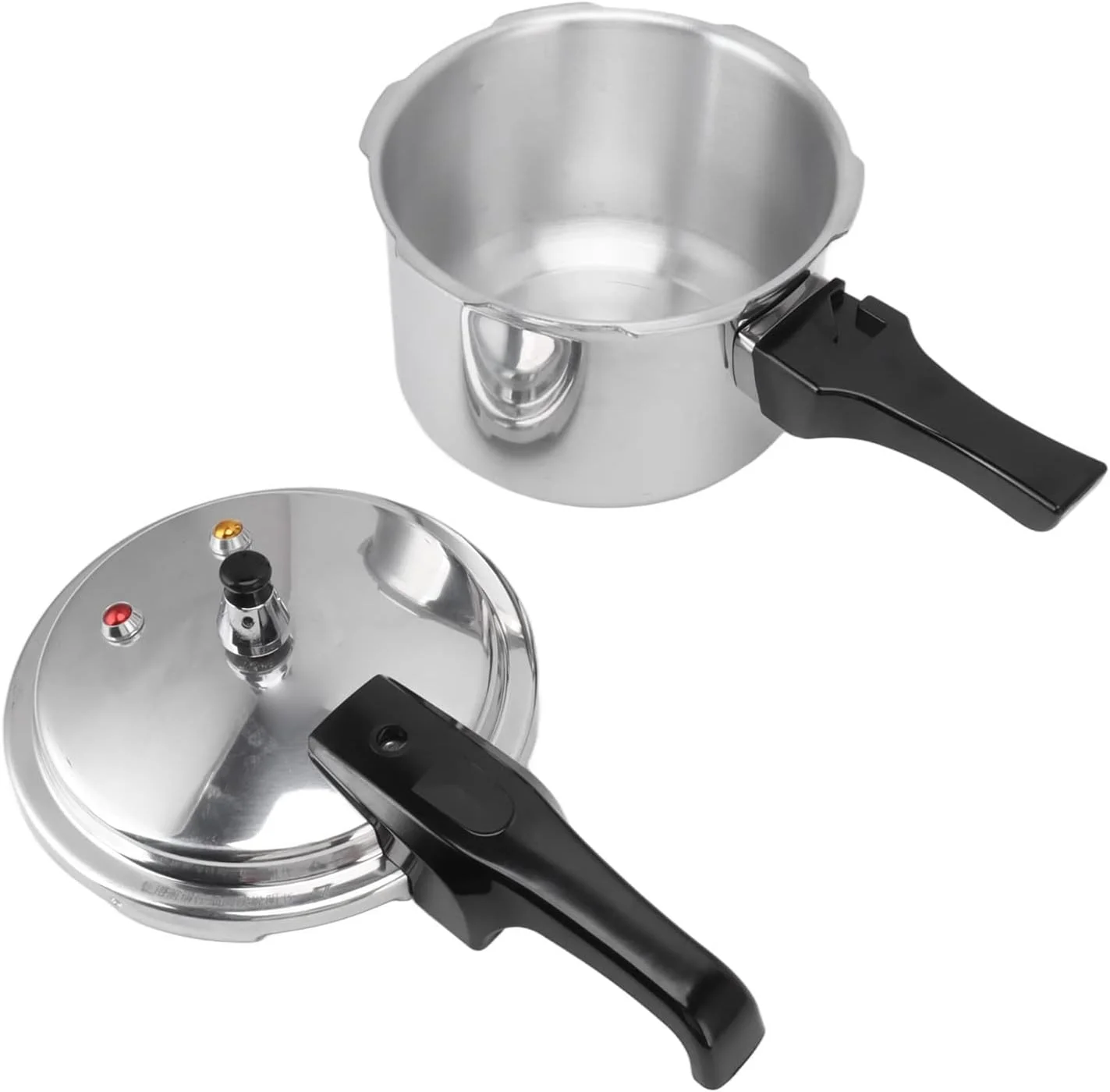 زودپز آلیاژ آلومینیوم LJCM با ظرفیت 3 لیتر، زودپز کوچک با کف 18 سانتی متر، مناسب برای اجاق گاز و اجاق القایی