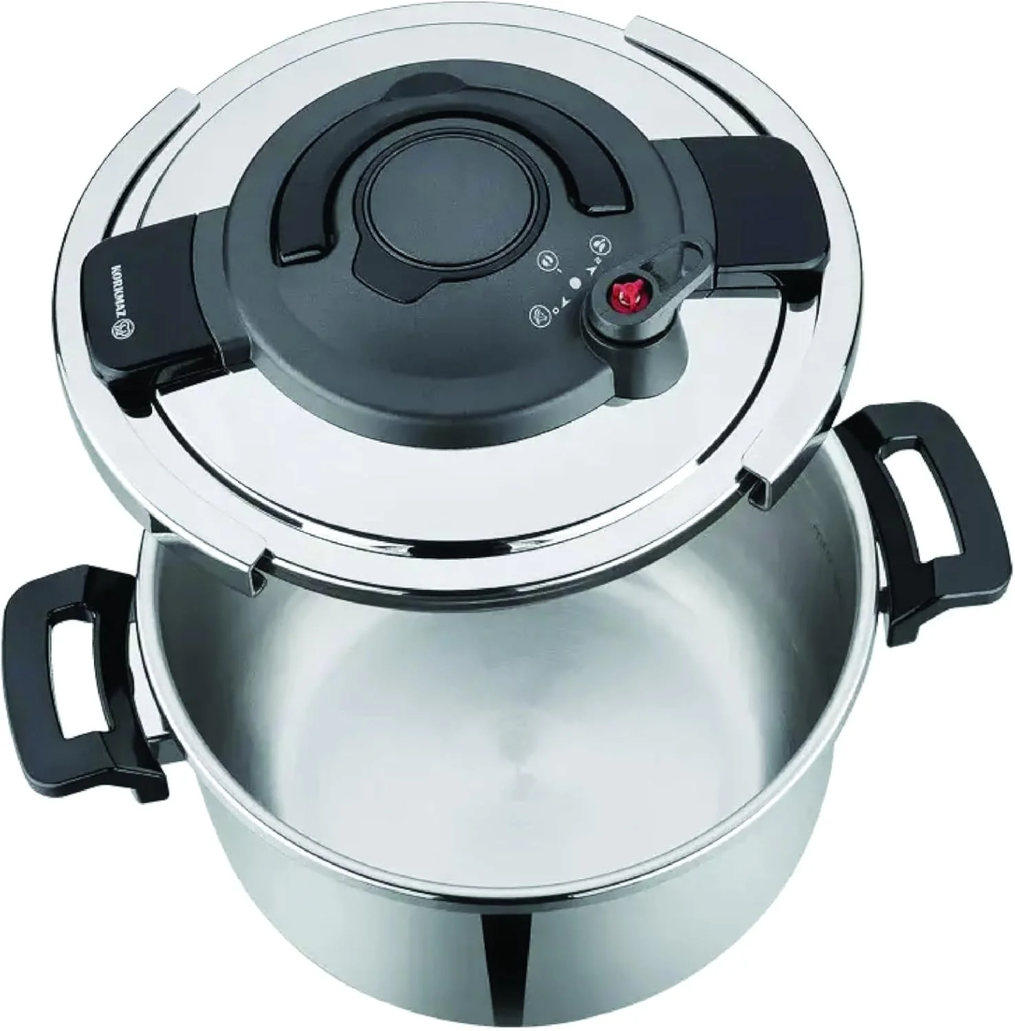 Korkmaz Alessa Pressure Cooker 5 Liters | Turkish pressure cooker Stainless Steel |KA173