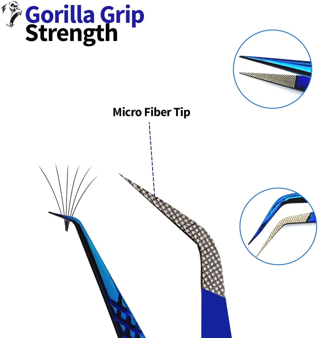 موچین اکستنشن مژه لینکس، نوک فیبری (ضد لغزش)، 2 عددی، موچین والیوم مستقیم و 45 درجه، استیل ضد زنگ ژاپنی (آبی) موچین اکستنشن مژه لینکس، نوک فیبری (ضد لغزش)، 2 عددی، موچین والیوم مستقیم و 45 درجه، استیل ضد زنگ ژاپنی (آبی)