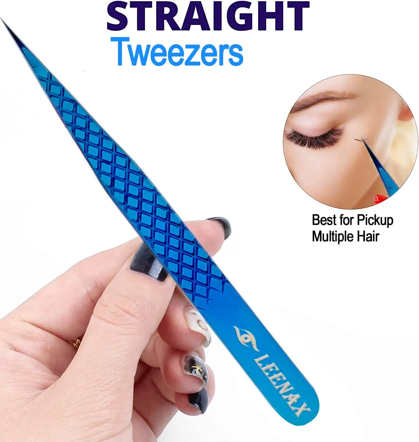 موچین اکستنشن مژه لینکس، نوک فیبری (ضد لغزش)، 2 عددی، موچین والیوم مستقیم و 45 درجه، استیل ضد زنگ ژاپنی (آبی) موچین اکستنشن مژه لینکس، نوک فیبری (ضد لغزش)، 2 عددی، موچین والیوم مستقیم و 45 درجه، استیل ضد زنگ ژاپنی (آبی)