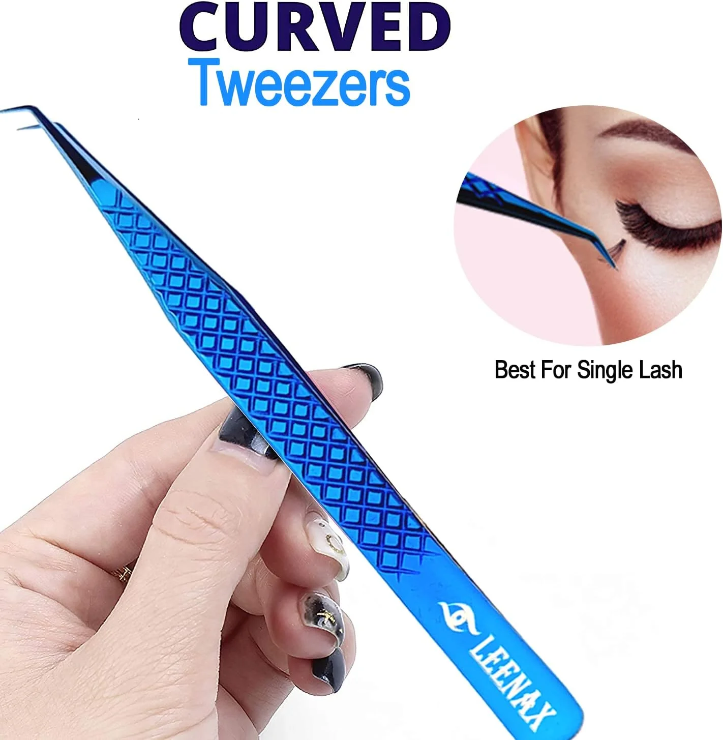 موچین اکستنشن مژه لینکس، نوک فیبری (ضد لغزش)، 2 عددی، موچین والیوم مستقیم و 45 درجه، استیل ضد زنگ ژاپنی (آبی) موچین اکستنشن مژه لینکس، نوک فیبری (ضد لغزش)، 2 عددی، موچین والیوم مستقیم و 45 درجه، استیل ضد زنگ ژاپنی (آبی)