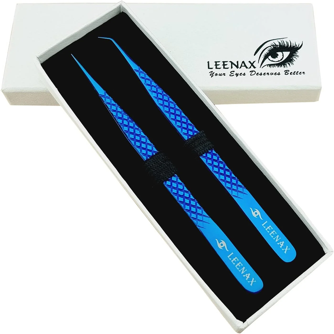 موچین اکستنشن مژه لینکس، نوک فیبری (ضد لغزش)، 2 عددی، موچین والیوم مستقیم و 45 درجه، استیل ضد زنگ ژاپنی (آبی) موچین اکستنشن مژه لینکس، نوک فیبری (ضد لغزش)، 2 عددی، موچین والیوم مستقیم و 45 درجه، استیل ضد زنگ ژاپنی (آبی)