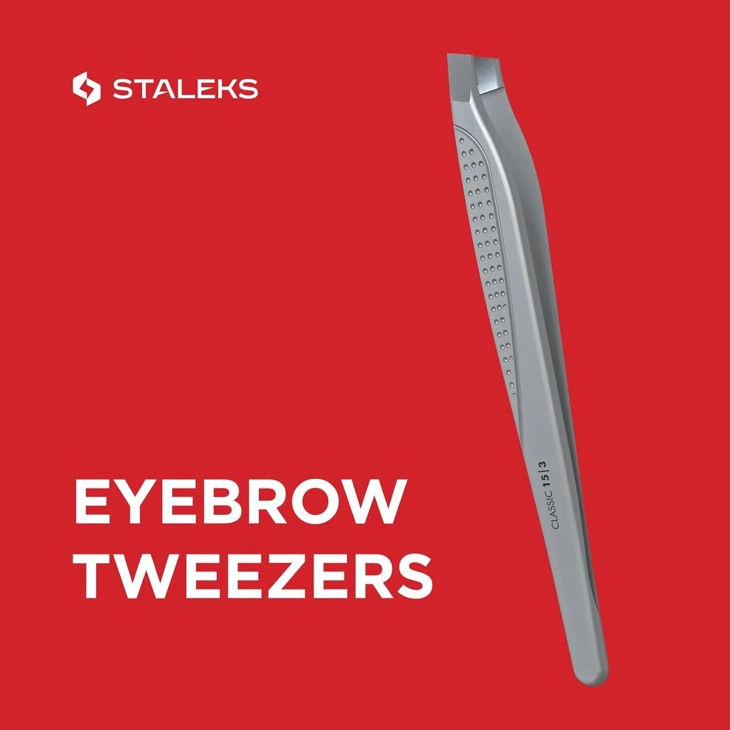 موچین ابرو استالکس مدل CLASSIC 15 TYPE 3 (سر پهن اریب) موچین ابرو استالکس مدل CLASSIC 15 TYPE 3 (سر پهن اریب)