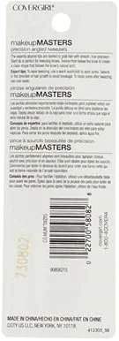 موچین زاویه دار دقیق COVERGIRL Makeup Masters، 1 عدد (بسته بندی ممکن است متفاوت باشد) موچین زاویه دار دقیق COVERGIRL Makeup Masters، 1 عدد (بسته بندی ممکن است متفاوت باشد)