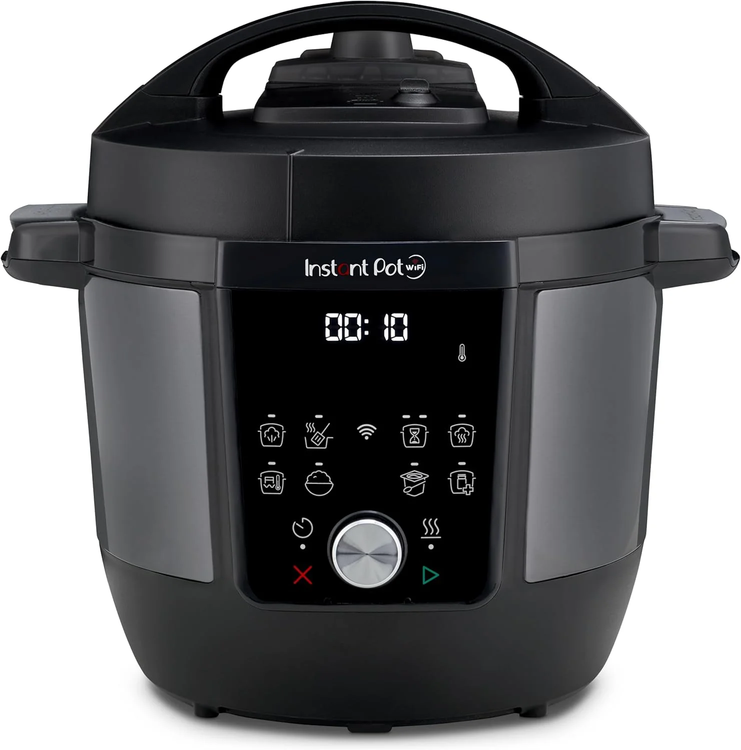 زودپز چندکاره اینستنت پات پلاس 9 در 1 با ظرفیت 5.7 لیتر - استیل ضد زنگ برس خورده، پلوپز، آرام پز، بخارپز، سرخ کن، ماست ساز، گرم نگهدارنده غذا، دستگاه پخت تحت خلاء، استریل کننده