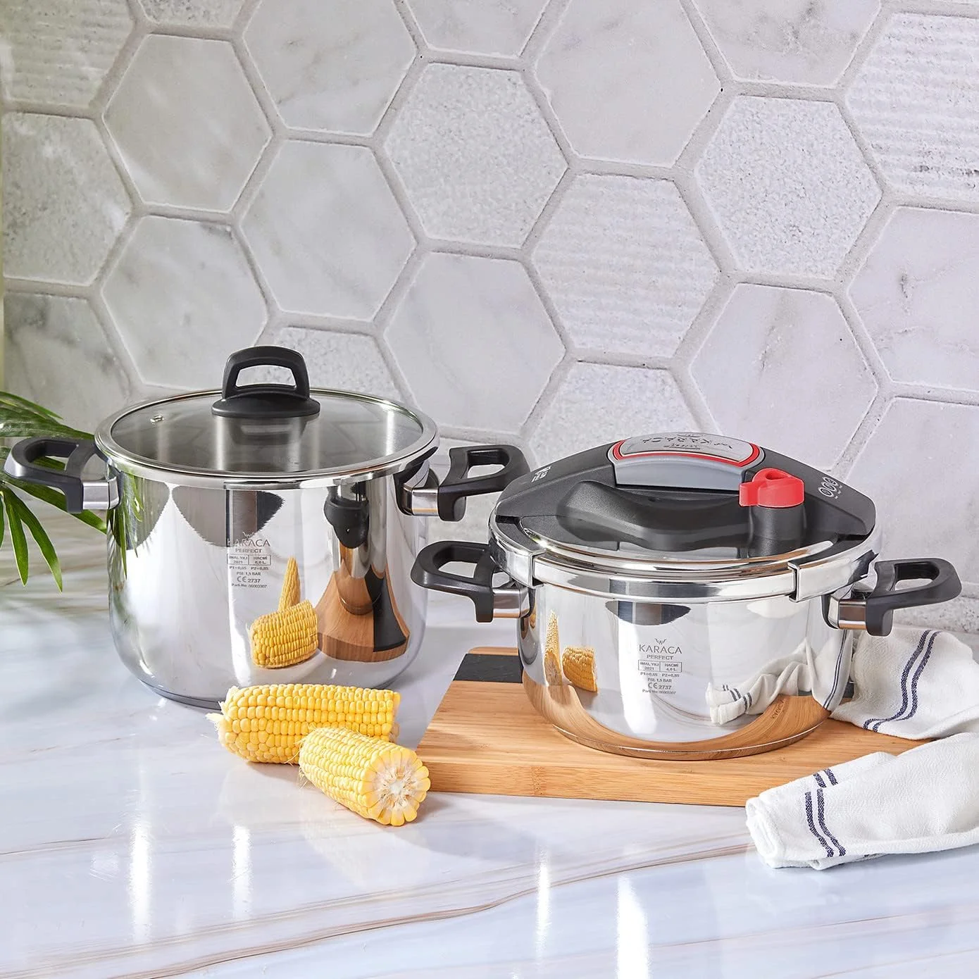 ست زودپز کاراجا پرفکت قرمز 4+6 لیتری