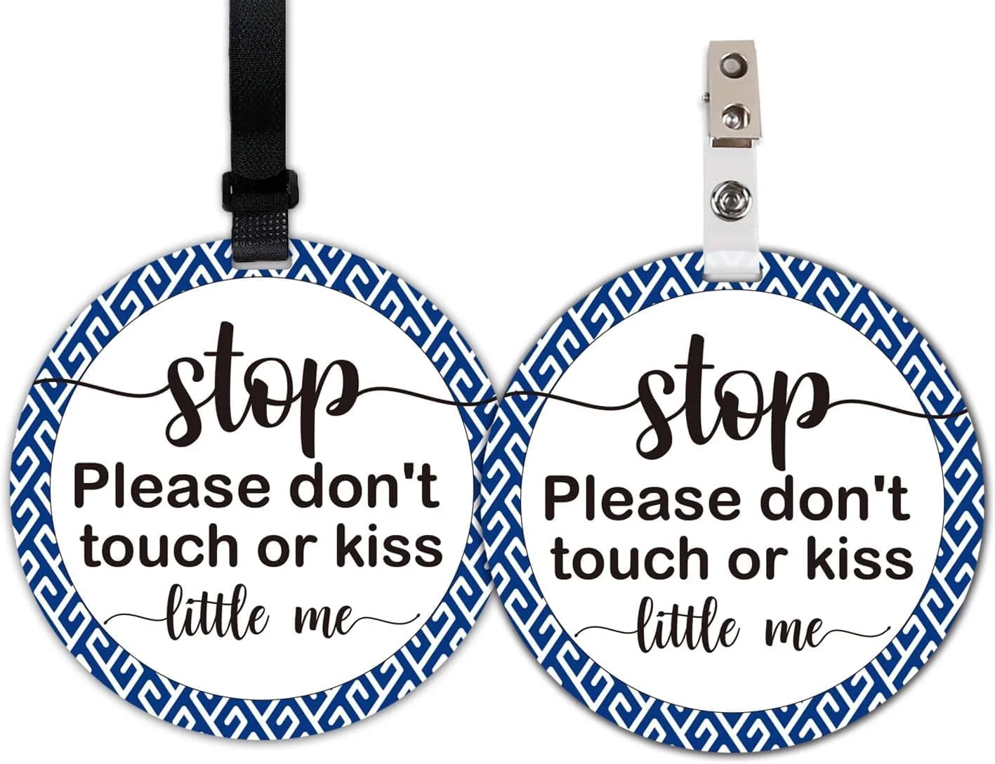 Maxsafe Do Not Touch Baby Signs, 2 Pack Baby Car Safety Signs Tags for Newborn Baby, Stop Touching Baby Car Seat Sign or Stroller Tag - No Touching Tag for Baby Car Accessories. Maxsafe Do Not Touch Baby Signs, 2 Pack Baby Car Safety Signs Tags for Newborn Baby, Stop Touching Baby Car Seat Sign or Stroller Tag - No Touching Tag for Baby Car Accessories.