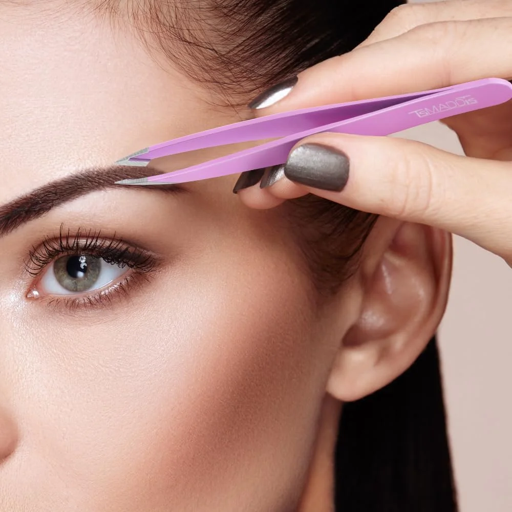 موچین زنانه TsMADDTs برای موهای صورت - ست موچین دقیق با کیف مسافرتی - استیل ضد زنگ با قیچی و آینه موچین زنانه TsMADDTs برای موهای صورت - ست موچین دقیق با کیف مسافرتی - استیل ضد زنگ با قیچی و آینه