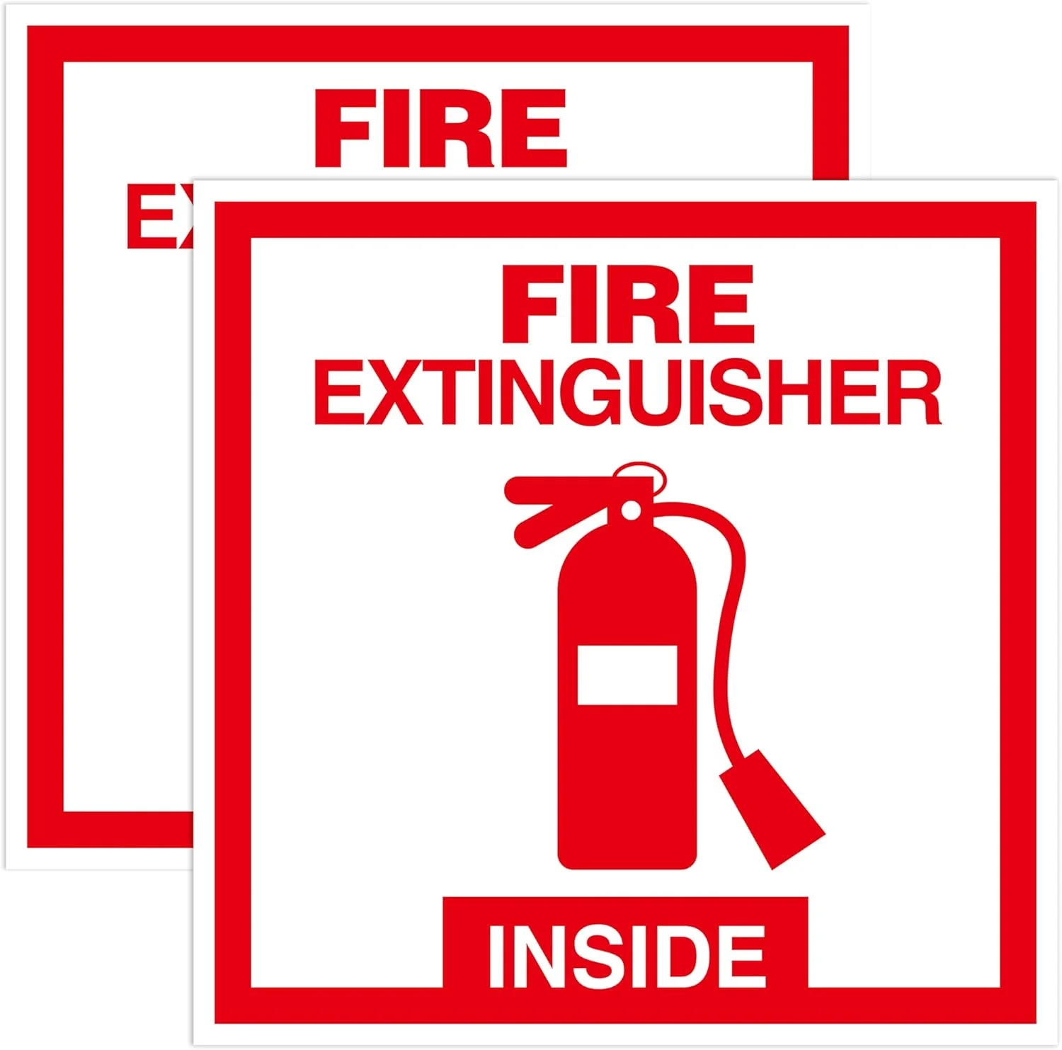 برچسب های علامت کپسول آتش نشانی LUHIMO، بسته 2 عددی، برچسب ایمنی وینیل خود چسب، ضد آب، مقاوم در برابر محو شدن و خراش، مناسب برای داخل و خارج از خانه، قرمز روی سفید برچسب های علامت کپسول آتش نشانی LUHIMO، بسته 2 عددی، برچسب ایمنی وینیل خود چسب، ضد آب، مقاوم در برابر محو شدن و خراش، مناسب برای داخل و خارج از خانه، قرمز روی سفید