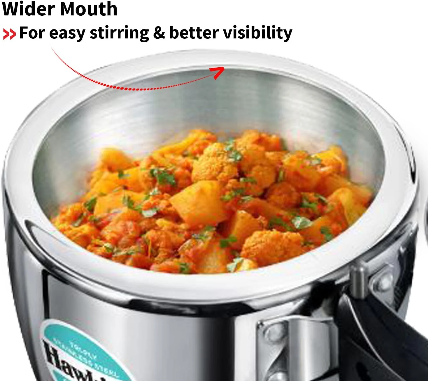 زودپز استیل هاکینز 2.5 لیتری 18/8، درب داخلی، نقره ای (HSST25)