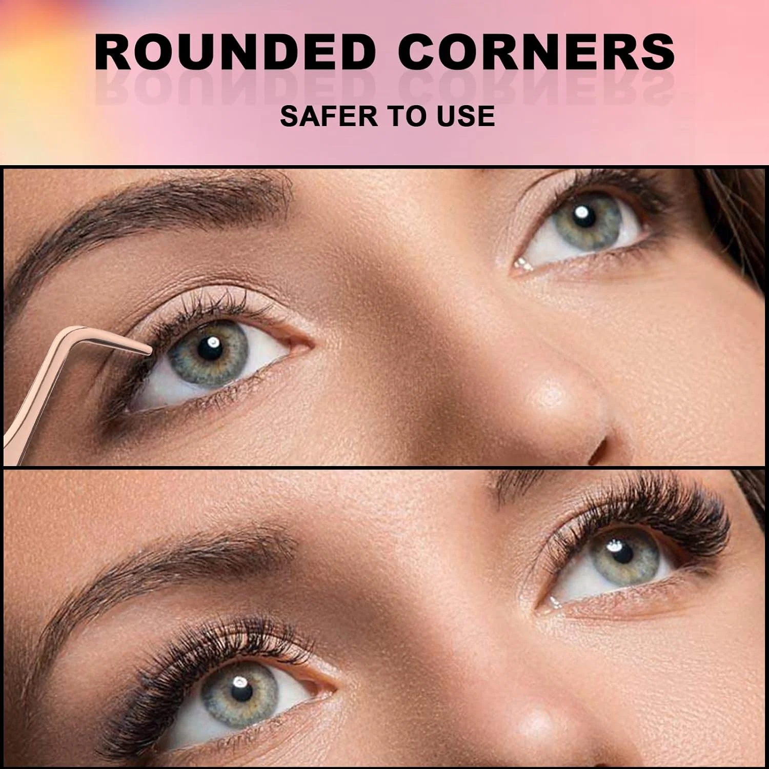 ست موچین مژه 2 عددی، موچین اکستنشن مژه استیل ضد زنگ با شانه، ابزار کاربرد مژه مصنوعی برای دختران، زنان، مبتدیان و آرایشگران (نقره ای، طلایی) ست موچین مژه 2 عددی، موچین اکستنشن مژه استیل ضد زنگ با شانه، ابزار کاربرد مژه مصنوعی برای دختران، زنان، مبتدیان و آرایشگران (نقره ای، طلایی)