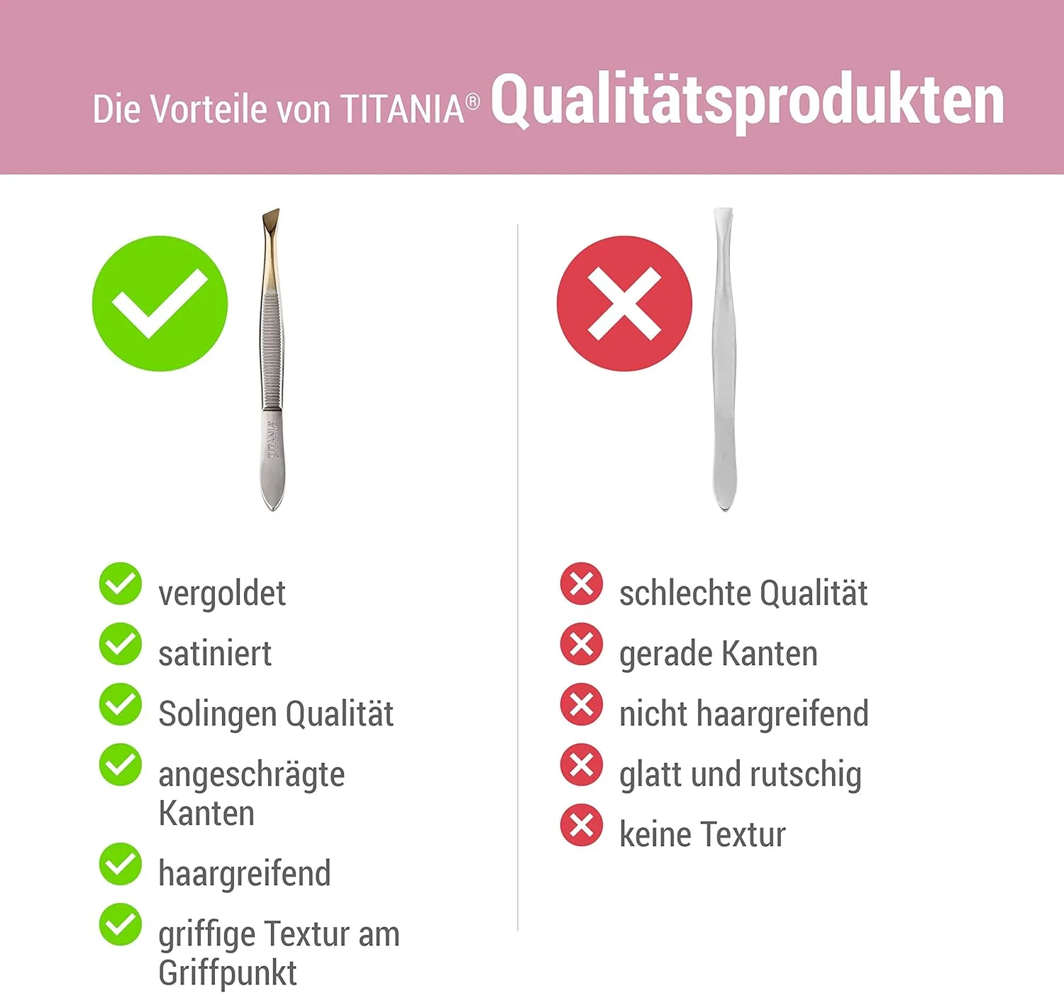 موچین تیتانیا از زولینگن (8 سانتی متر، روکش طلا). ساخت آلمان. موچین ابرو برای برداشتن مو. فوق العاده دقیق. نوک روکش طلا موچین تیتانیا از زولینگن (8 سانتی متر، روکش طلا). ساخت آلمان. موچین ابرو برای برداشتن مو. فوق العاده دقیق. نوک روکش طلا