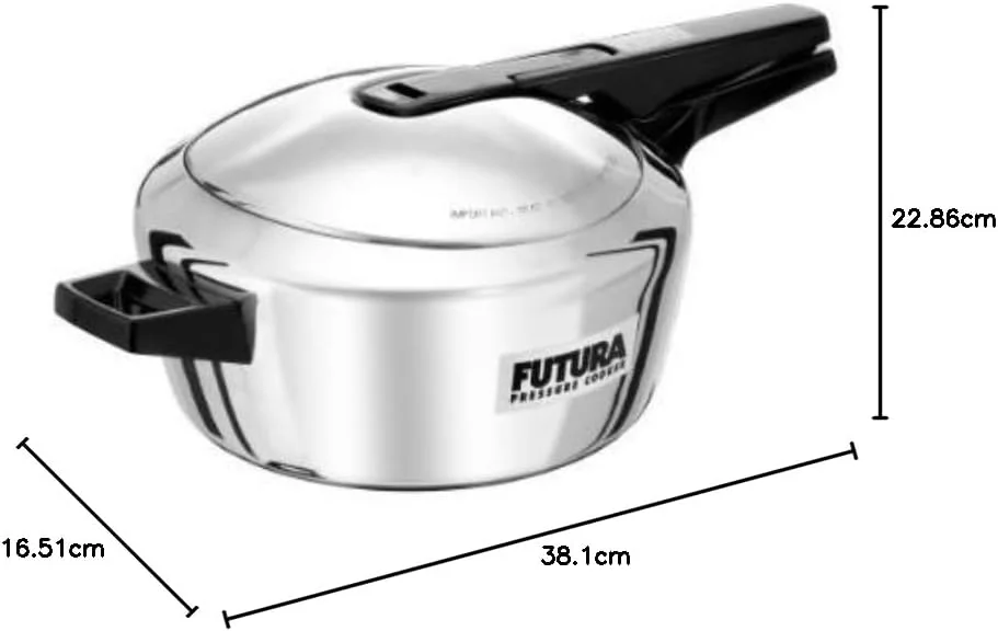 زودپز هاوکینز فوتورا استیل ضد زنگ با پایه سازگار با القایی، 4 لیتر، نقره ای