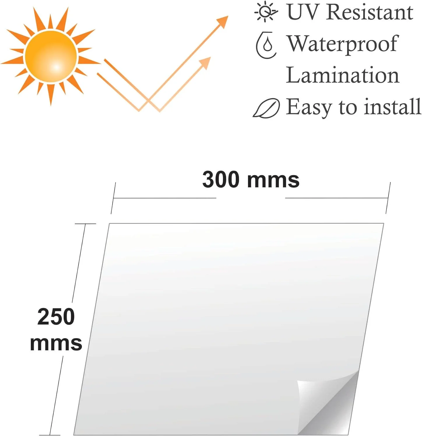 No Forklifting Pictogram – ISO Tank/Container Caution & Prohibtion Pictograms Labels | Premium Material Self Adhesive Laminated Vinyl Decals Sticker | Waterproof & UV Resistant | 25x30 CM | Pack of 2