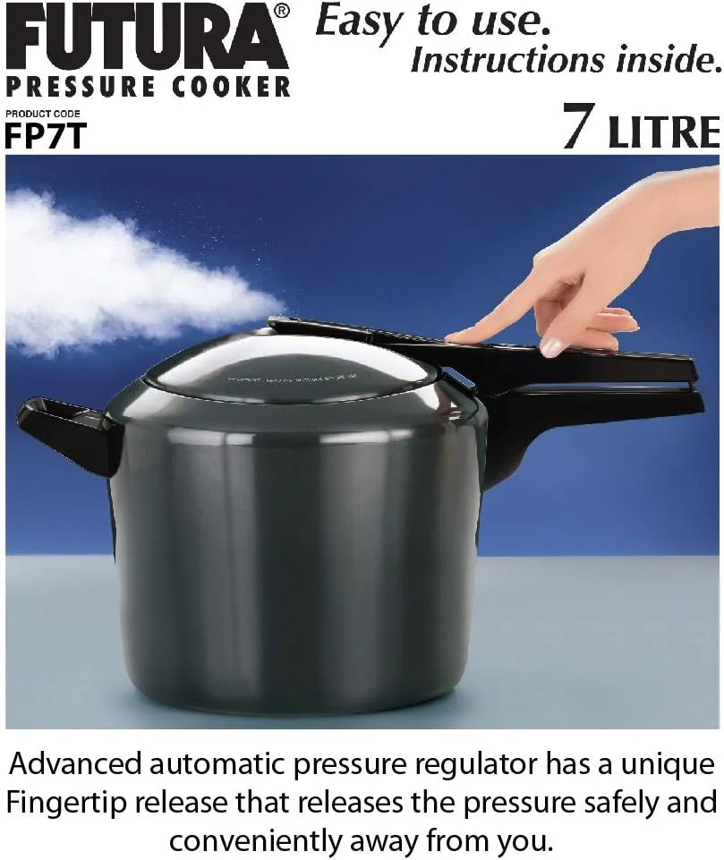 زودپز آلومینیومی هاوکینز فوتورا، 7 لیتر، مشکی