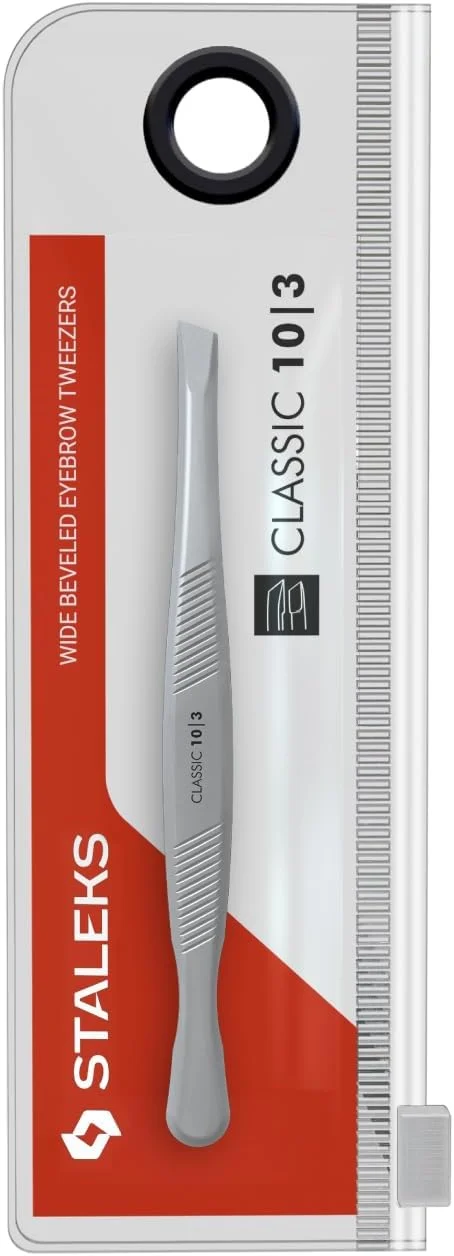 STALEKS - موچین ابرو CLASSIC 10 TYPE 3 (سر پهن مورب) STALEKS - موچین ابرو CLASSIC 10 TYPE 3 (سر پهن مورب)