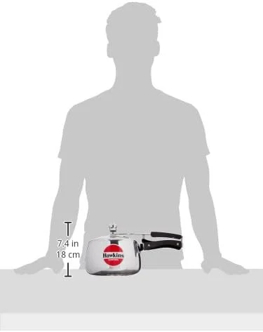 زودپز آلومینیومی 3 لیتری هاوکینز مدل Contura با درب داخلی (نقره ای)