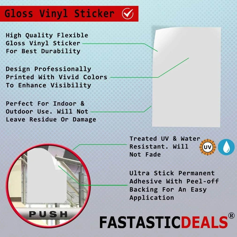 برچسب های صنعتی Fastasticdeals، استیکرهای عمودی وینیل، علامت احتیاط؛ علامت کودکان در حال بازی، علامت ایمنی صنعتی، فقط طراحی برچسب ایمنی، 30x45 سانتی متر، فقط طراحی