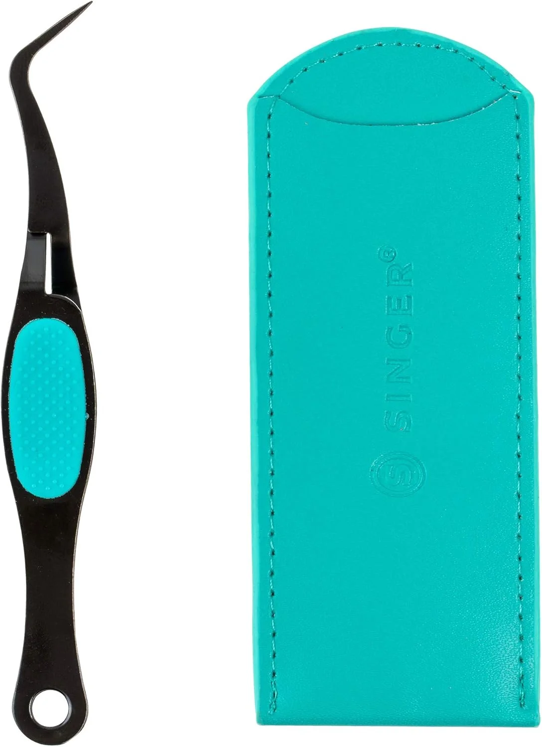 موچین خود قفل شونده سینگر ProSeries مدل 50024 به همراه محفظه نگهداری، فیروزه ای موچین خود قفل شونده سینگر ProSeries مدل 50024 به همراه محفظه نگهداری، فیروزه ای