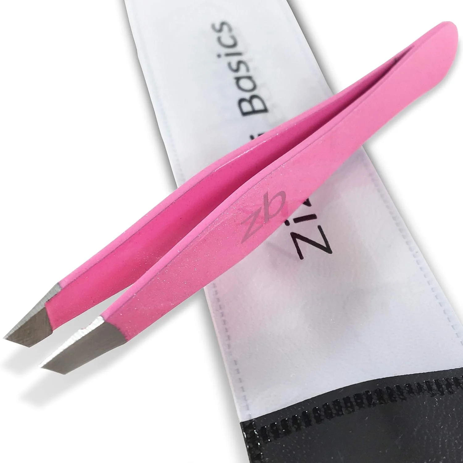 موچین Zizzili Basics - استیل ضد زنگ درجه جراحی - نوک مورب برای فرم دادن حرفه ای ابرو و از بین بردن موهای صورت - همراه با کیف محافظ (صورتی آدامسی) موچین Zizzili Basics - استیل ضد زنگ درجه جراحی - نوک مورب برای فرم دادن حرفه ای ابرو و از بین بردن موهای صورت - همراه با کیف محافظ (صورتی آدامسی)
