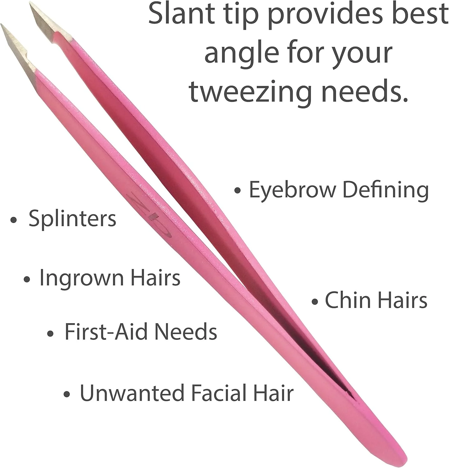 موچین Zizzili Basics - استیل ضد زنگ درجه جراحی - نوک مورب برای فرم دادن حرفه ای ابرو و از بین بردن موهای صورت - همراه با کیف محافظ (صورتی آدامسی) موچین Zizzili Basics - استیل ضد زنگ درجه جراحی - نوک مورب برای فرم دادن حرفه ای ابرو و از بین بردن موهای صورت - همراه با کیف محافظ (صورتی آدامسی)