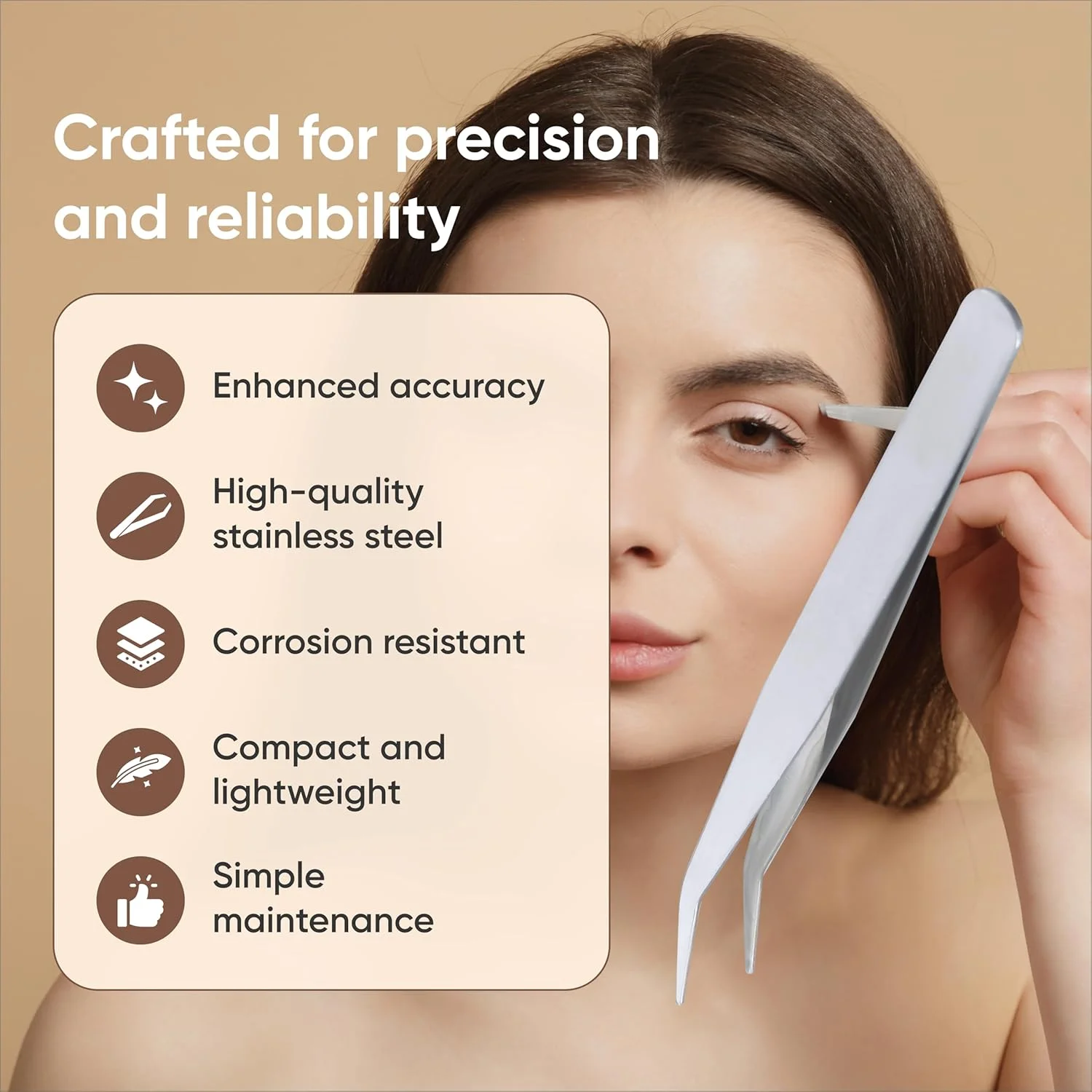 موچین OFXDD برای صنایع دستی 10 سانتی متر - موچین موهای زیر پوستی با فولاد ضد زنگ - موچین دقیق برای برداشتن ابرو، خمیده - موچین نوک تیز برای تراشه موچین OFXDD برای صنایع دستی 10 سانتی متر - موچین موهای زیر پوستی با فولاد ضد زنگ - موچین دقیق برای برداشتن ابرو، خمیده - موچین نوک تیز برای تراشه