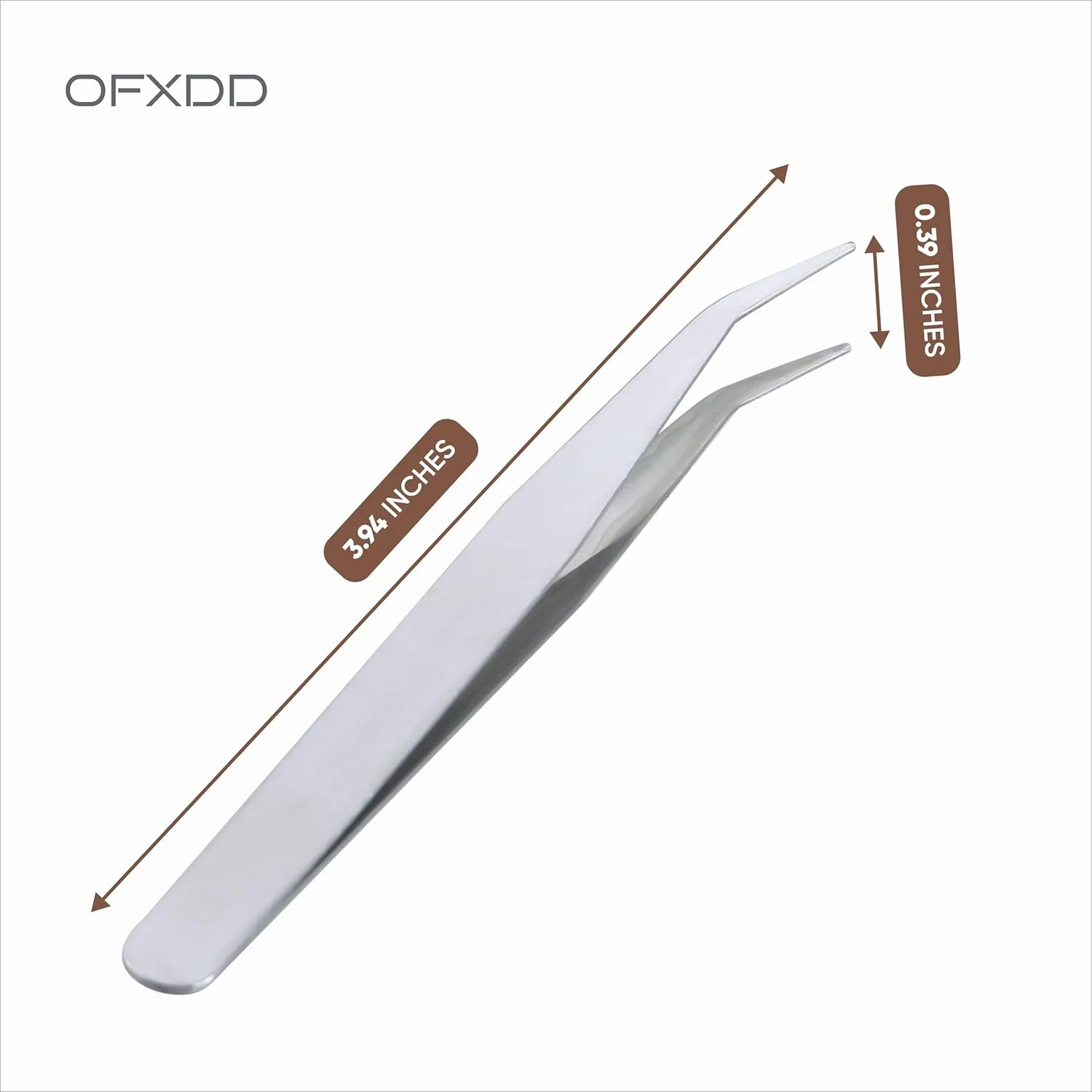 موچین OFXDD برای صنایع دستی 10 سانتی متر - موچین موهای زیر پوستی با فولاد ضد زنگ - موچین دقیق برای برداشتن ابرو، خمیده - موچین نوک تیز برای تراشه موچین OFXDD برای صنایع دستی 10 سانتی متر - موچین موهای زیر پوستی با فولاد ضد زنگ - موچین دقیق برای برداشتن ابرو، خمیده - موچین نوک تیز برای تراشه