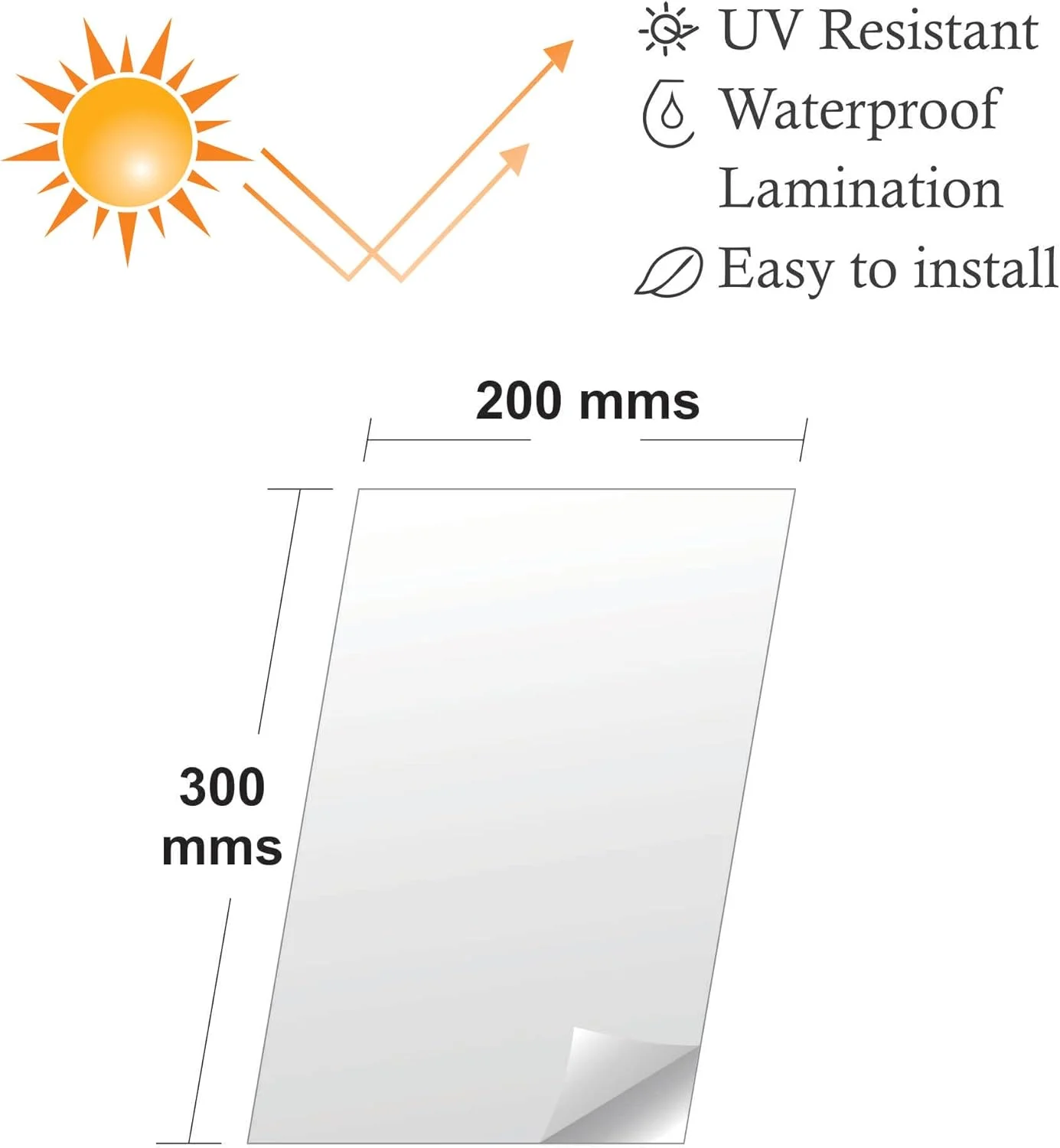 علامت ایمنی پودر خشک آتش نشانی | استیکر ایمنی آتش نشانی | استیکر وینیل لمینت خود چسب ممتاز | ISO 3864 | ضد آب و مقاوم در برابر اشعه ماوراء بنفش | عربی-انگلیسی | 30x20 سانتی متر | بسته 2 عددی