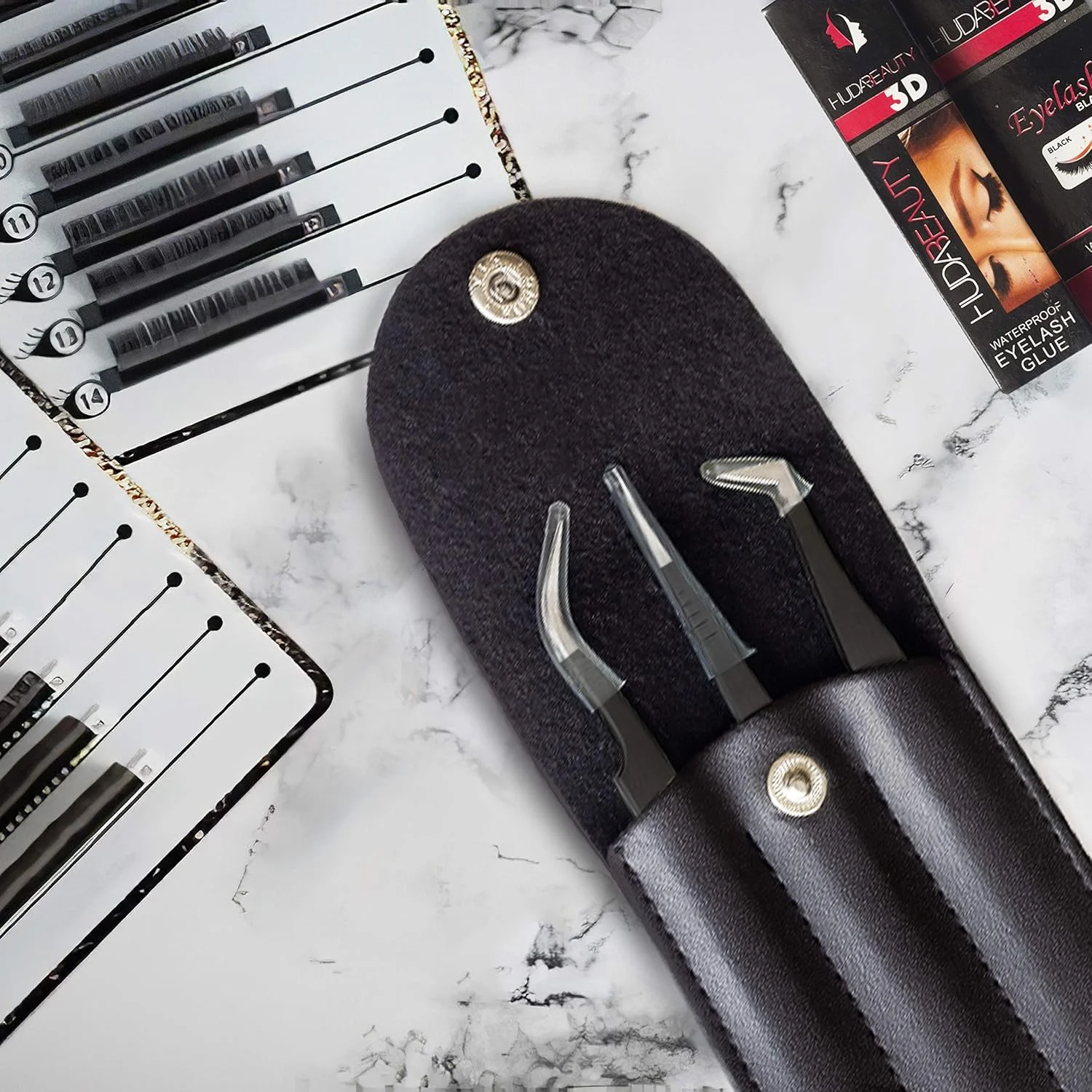 موچین مژه SIVOTE، بسته 3 عددی، کالیبره شده دستی، نوک های صاف، خمیده و موچین والیوم، موچین مژه استیل ضد زنگ برای اکستنشن مژه، مشکی موچین مژه SIVOTE، بسته 3 عددی، کالیبره شده دستی، نوک های صاف، خمیده و موچین والیوم، موچین مژه استیل ضد زنگ برای اکستنشن مژه، مشکی