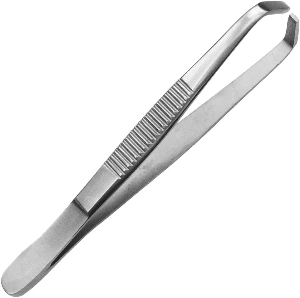 انبر کنه مِی - انبر کنه برای سگ و گربه - انبر کنه برای برداشتن کنه - نوک زاویه دار - فولاد ضد زنگ