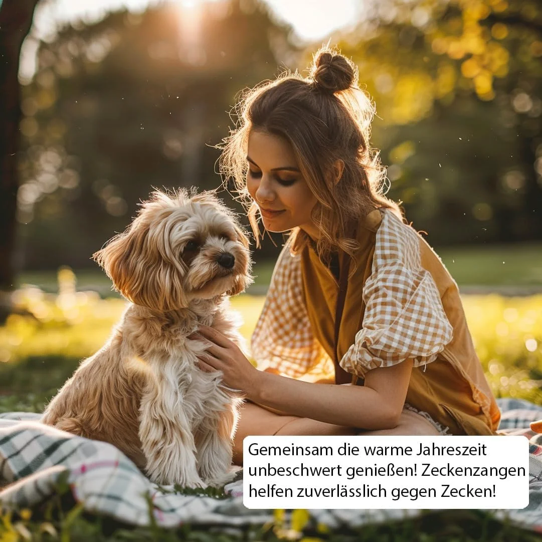 انبر کنه مِی - انبر کنه برای سگ و گربه - انبر کنه برای برداشتن کنه - نوک زاویه دار - فولاد ضد زنگ