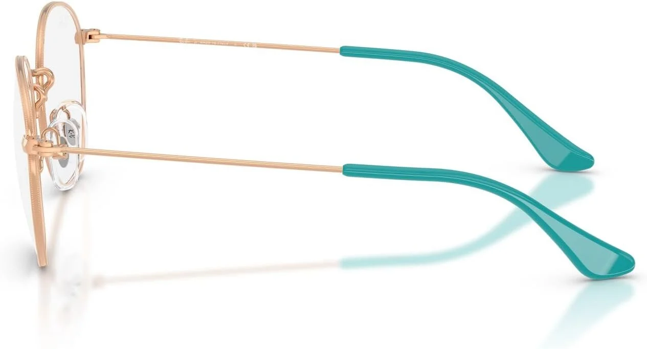 فریم عینک طبی گرد Ray-Ban RY9572V Rob، طلایی رزگلد/لنز دمو، 48 میلی متر فریم عینک طبی گرد Ray-Ban RY9572V Rob، طلایی رزگلد/لنز دمو، 48 میلی متر