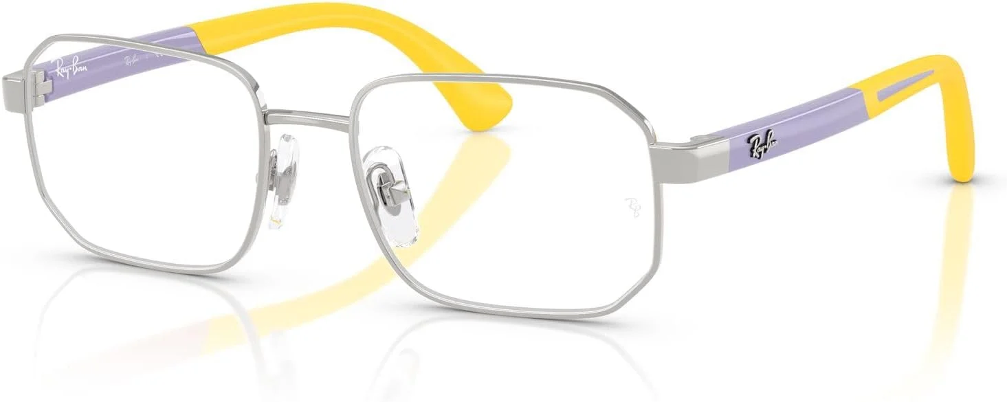 فریم عینک طبی مربعی ری بن RY1060، نقره ای/لنز نمایشی، 48 میلی متر فریم عینک طبی مربعی ری بن RY1060، نقره ای/لنز نمایشی، 48 میلی متر