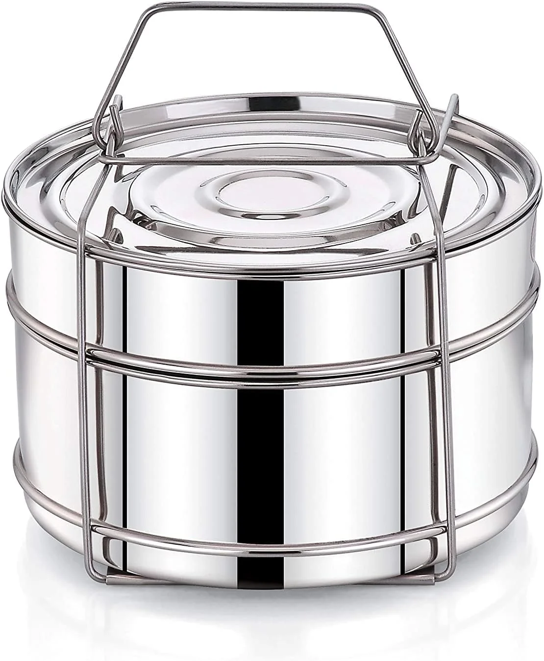 ست جداکننده پخت و پز اکسپرسو استیل ضد زنگ برای زودپز پرستیژ درب بیرونی (۵ لیتر)