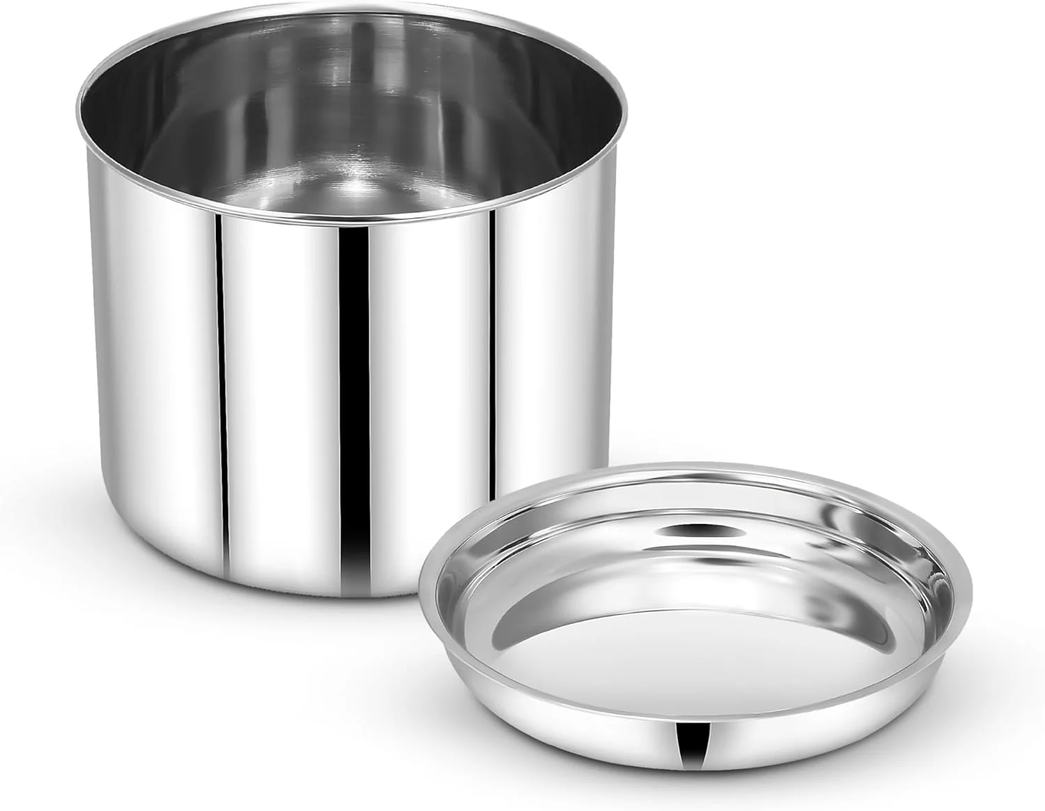 قابلمه استیل اکسپرسو با درب، مناسب برای زودپز پرستیژ 5 لیتری با درب بیرونی