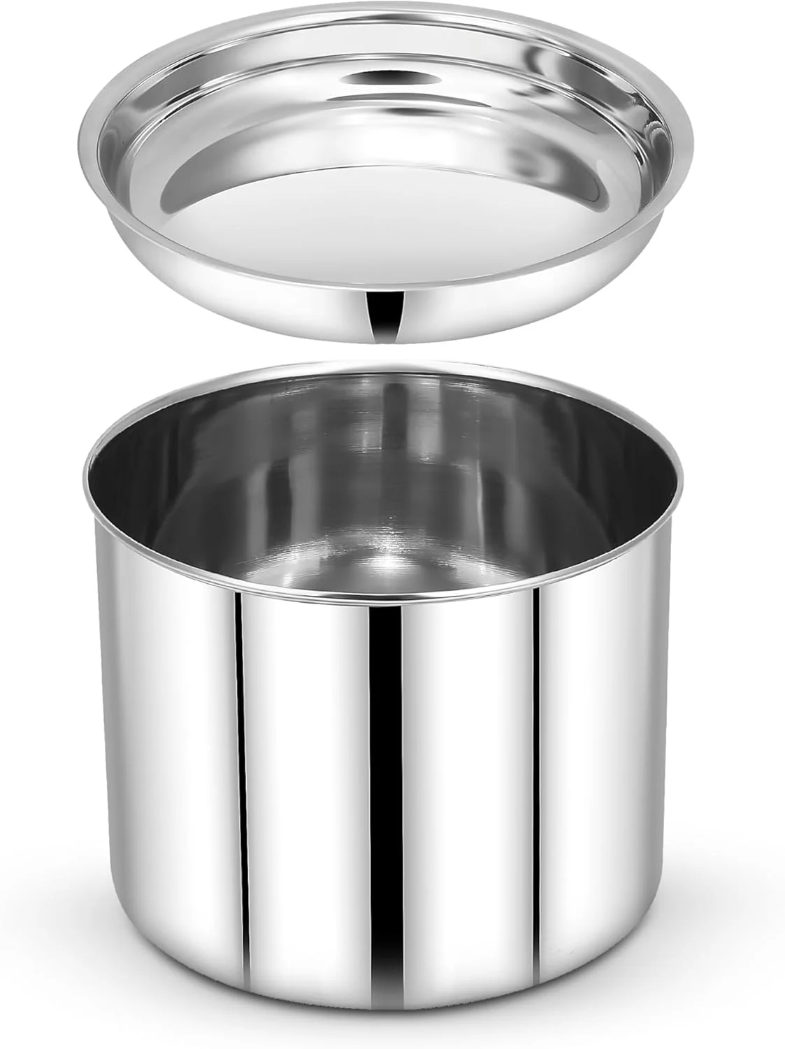 قابلمه استیل اکسپرسو با درب، مناسب برای زودپز پرستیژ 5 لیتری با درب بیرونی