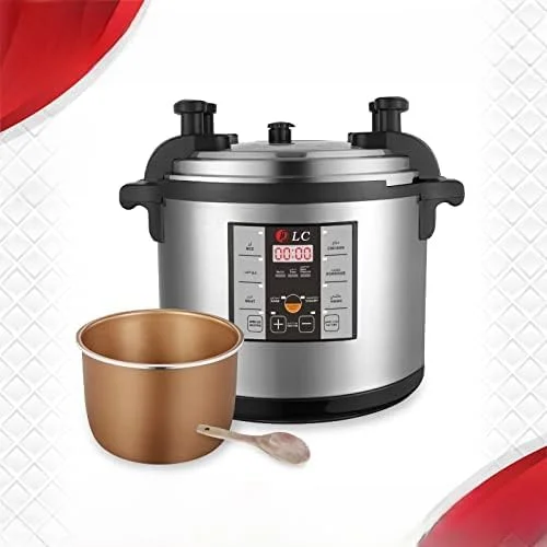 زودپز برقی 21 لیتری 2500 وات DLC-38912-21 نقره ای/مشکی