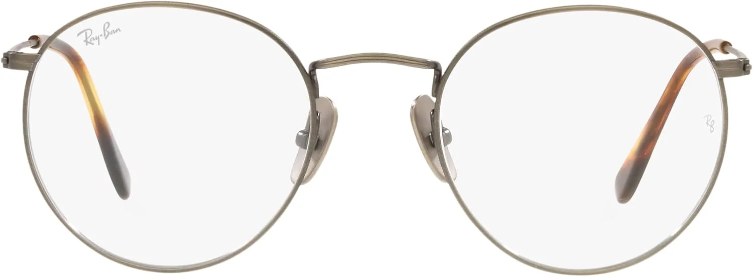 فریم عینک طبی گرد تیتانیومی Ray-Ban Rx8247v
