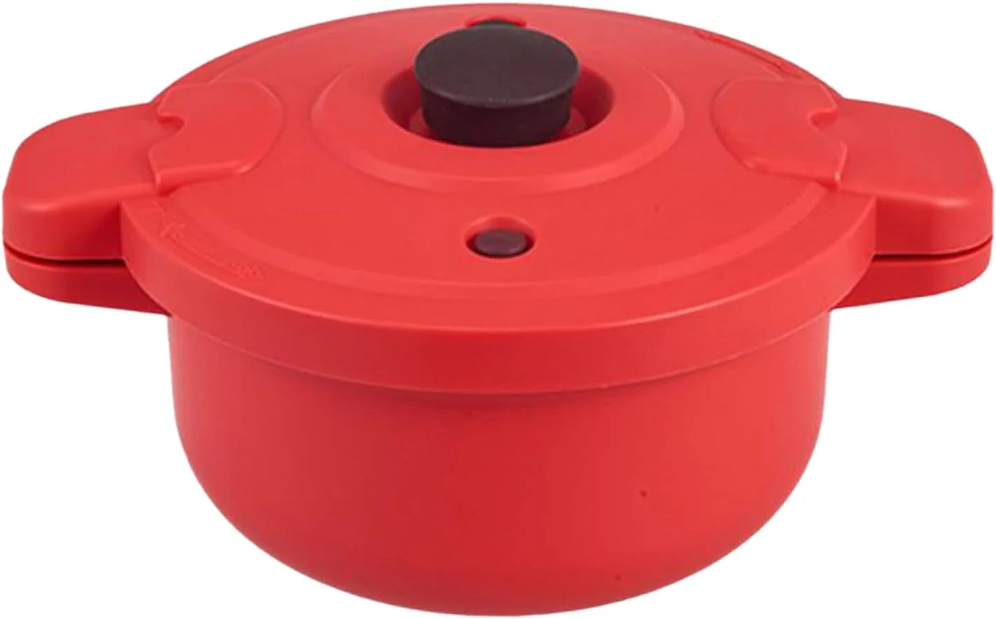 زودپز مایکروویو - قابلمه بخارپز سبزیجات مایکروویو، ابزار آشپزی سریع 2.3 لیتری چند منظوره برای شام محل کار مسافرت خوابگاه آشپزخانه پخت و پز صبحانه ناهار خانه