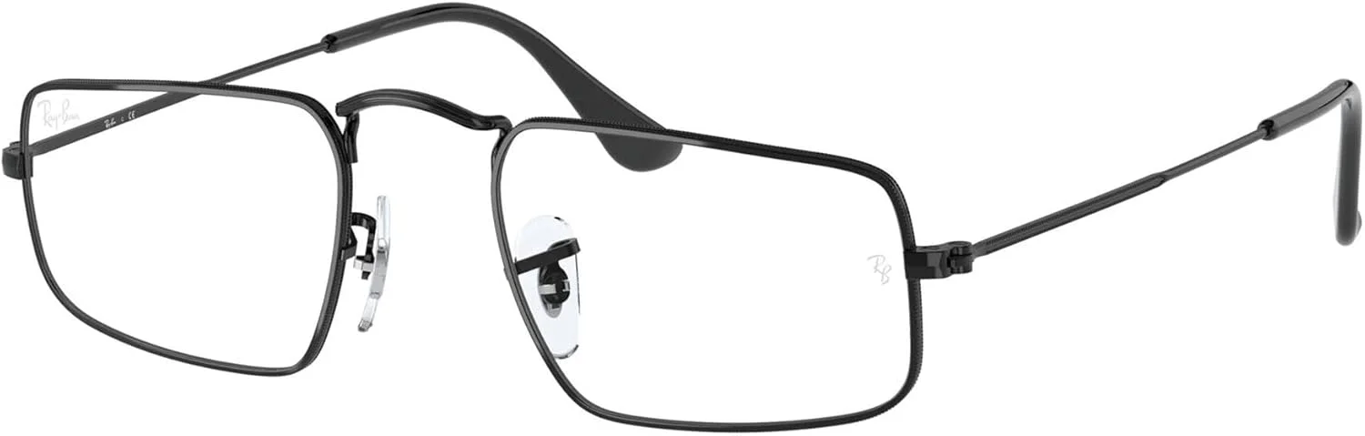 فریم عینک طبی مستطیلی ری بن مدل Rx3957v Julie، مشکی/لنز نمایشی، 46 میلی متر