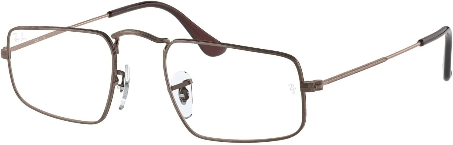 فریم عینک طبی مستطیلی Ray-Ban Rx3957v Julie، نقره ای/لنز نمایشی، 49 میلی متر