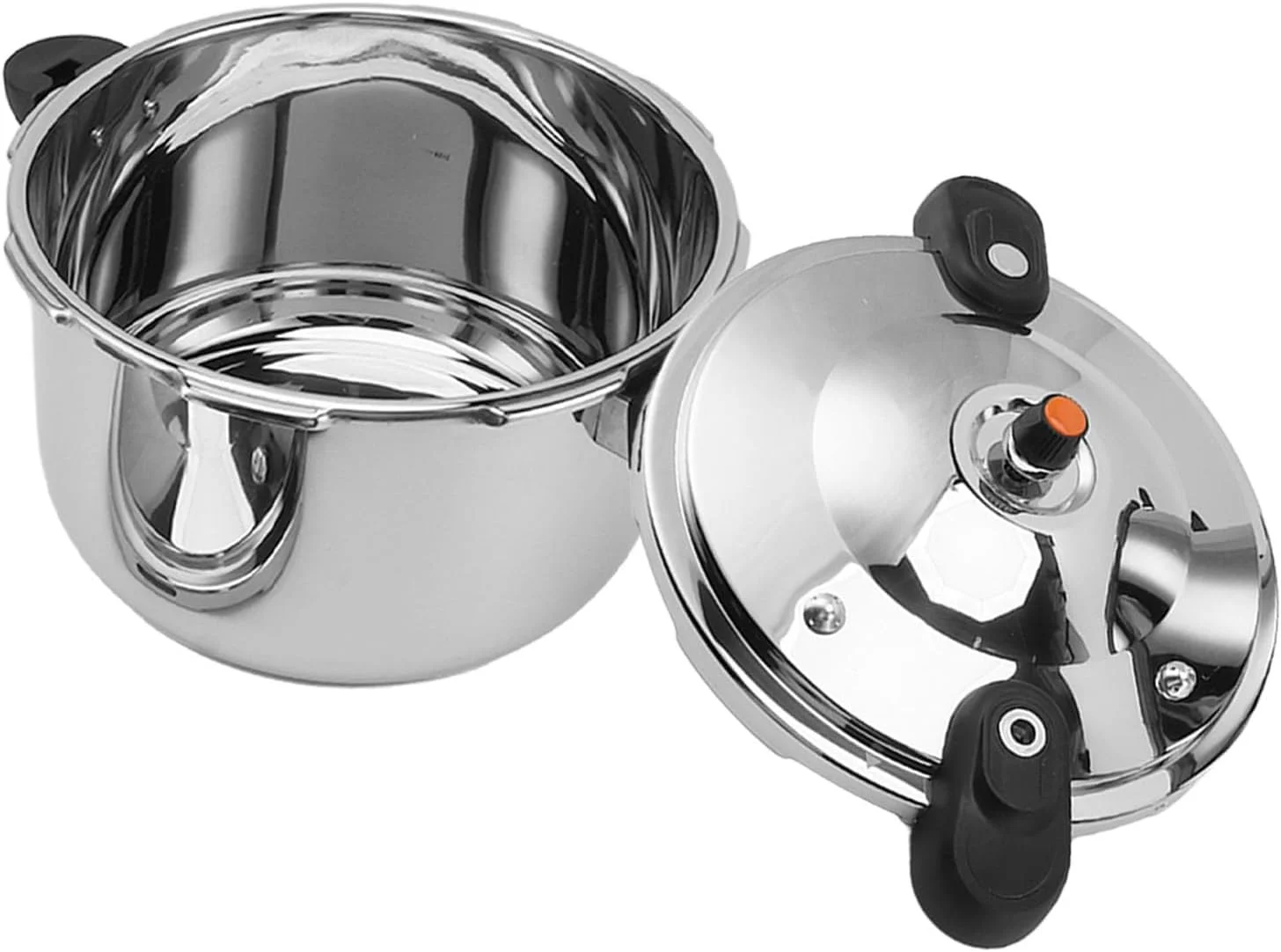 زودپز استیل ضد زنگ Asixxsix، زودپز و کنسرو ساز بزرگ مناسب اجاق گاز و اجاق القایی با دسته دوگانه و فشار بالا 80 کیلو پاسکال (16 لیتر) زودپز استیل ضد زنگ Asixxsix، زودپز و کنسرو ساز بزرگ مناسب اجاق گاز و اجاق القایی با دسته دوگانه و فشار بالا 80 کیلو پاسکال (16 لیتر)