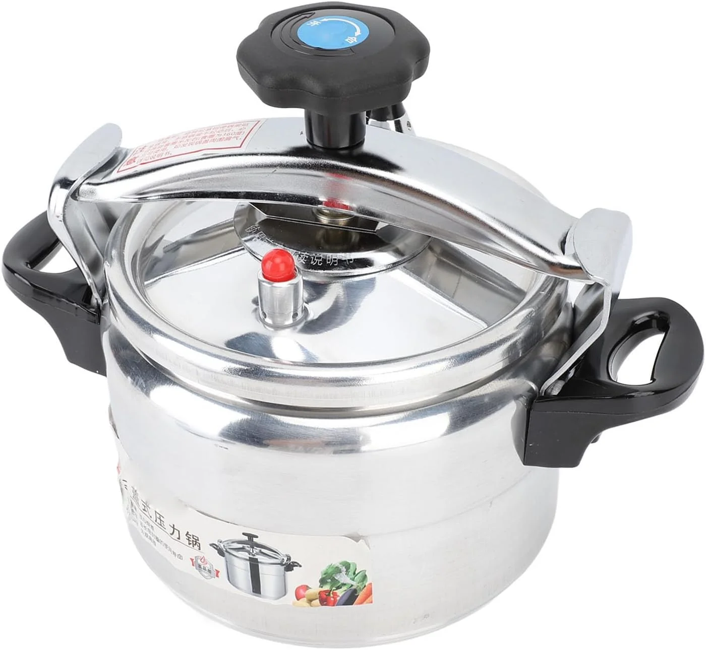 زودپز Depisuta، قابلمه زودپز ضخیم با ظرفیت بزرگ، قابلمه آلومینیومی نچسب و ضد انفجار با دریچه کار و دریچه ایمنی برای مصارف خانگی و تجاری (7 لیتر) زودپز Depisuta، قابلمه زودپز ضخیم با ظرفیت بزرگ، قابلمه آلومینیومی نچسب و ضد انفجار با دریچه کار و دریچه ایمنی برای مصارف خانگی و تجاری (7 لیتر)