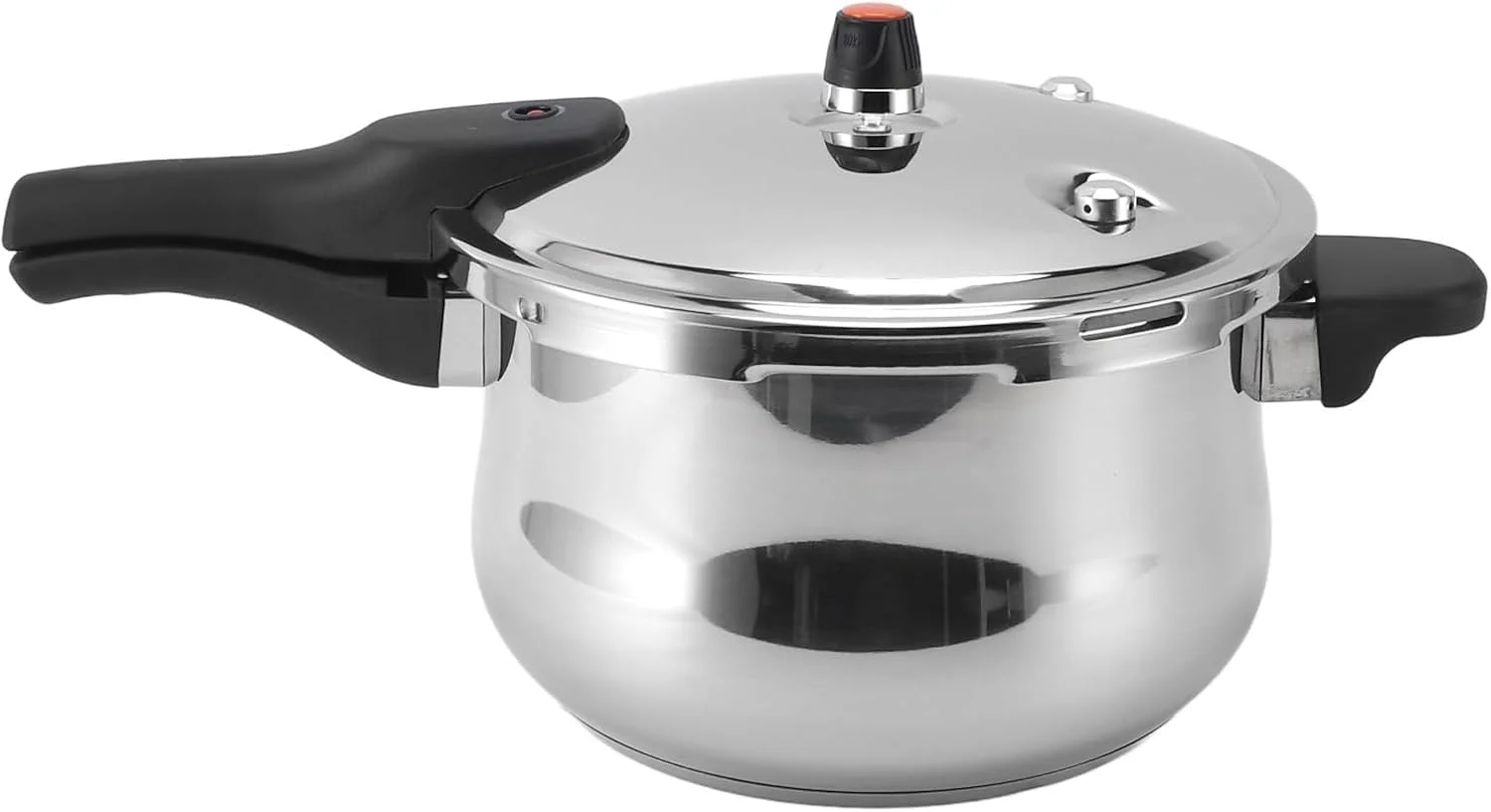 زودپز استیل ضد زنگ Depisuta، ظروف پخت و پز چند منظوره 80KPA با شیر محدود کننده فشار، پخت و پز کارآمد برای اجاق گاز القایی و اجاق گاز (26 سانتی متر)