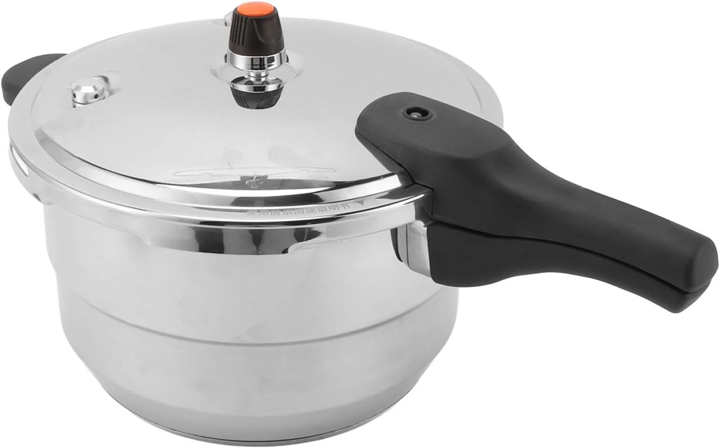 زودپز روگازی Asixxsix، دیگ زودپز استیل ضد زنگ 80 کیلو پاسکال با فشار بالا به همراه توری بخارپز، پخت آسان و ایمن با درب فلزی برای اجاق گاز و القایی (8 لیتر)